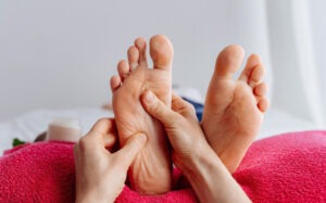 Fußreflexzonenbehandlung nach Lehrstätte Bojanowski